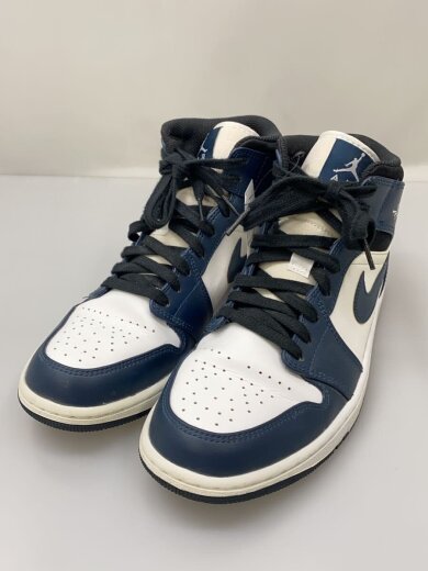 商品画像：AIR JORDAN 1 MID_エアジョーダン 1 ミッド/26.5cm/NVY 2