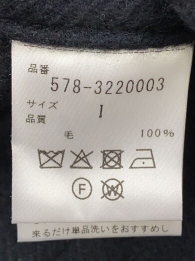 商品画像：ジャケット/1/ウール/BLK/無地/578-3220003 4