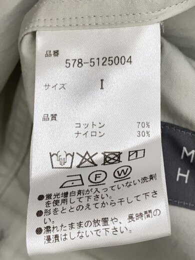 商品画像：ジャケット/1/コットン/GRY/無地/578-5125004 4