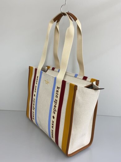 商品画像：トートバッグ/キャンバス/CRM/ストライプ/KL844// 2