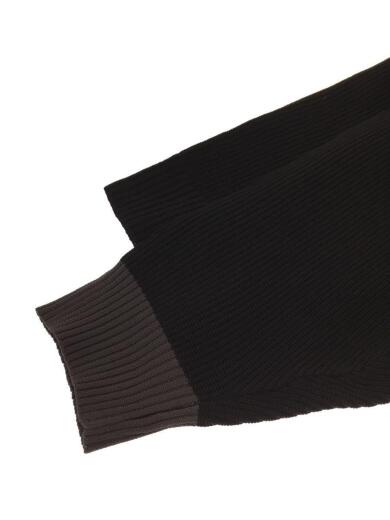 画像：NO ID.カーディガン(薄手)/one/ポリエステル/ブラック/852010-101K5