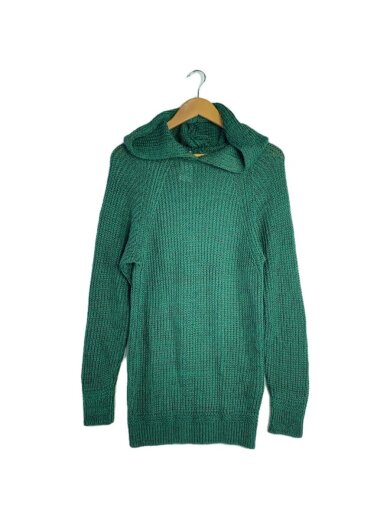 画像：N.HOOLYWOODニットパーカー/36/リネン/グリーン/151-KT011