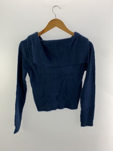 画像：irojikakeセーラーニットカーディガン(厚手)/S/ポリエステル/ブルー/IG2020-KN012