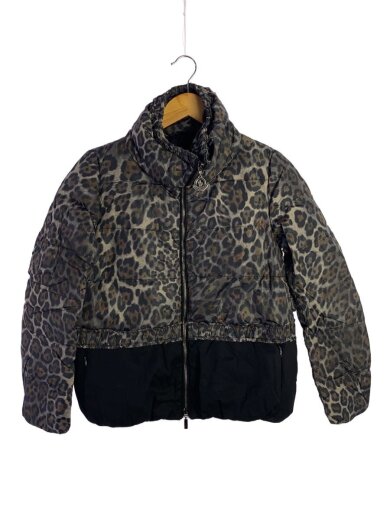 商品画像：ダウンジャケット/0/ナイロン/ブラック/レオパード 1