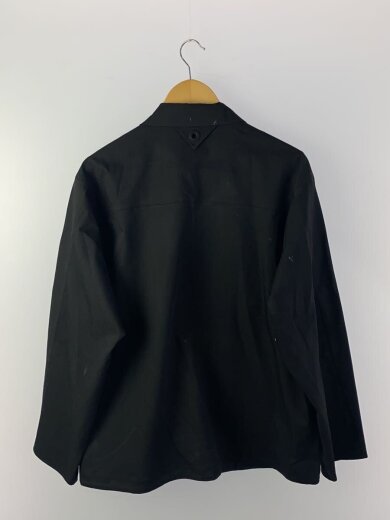画像：WHITE MOUNTAINEERING21AW/チェストポケットシャツジャケット/1/ポリエステル/ブラック/無地/BK21732072
