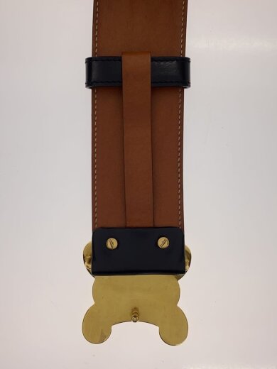 商品画像：トリオンフバックル/ベルト/レザー/BLK/黒/ロゴ 5