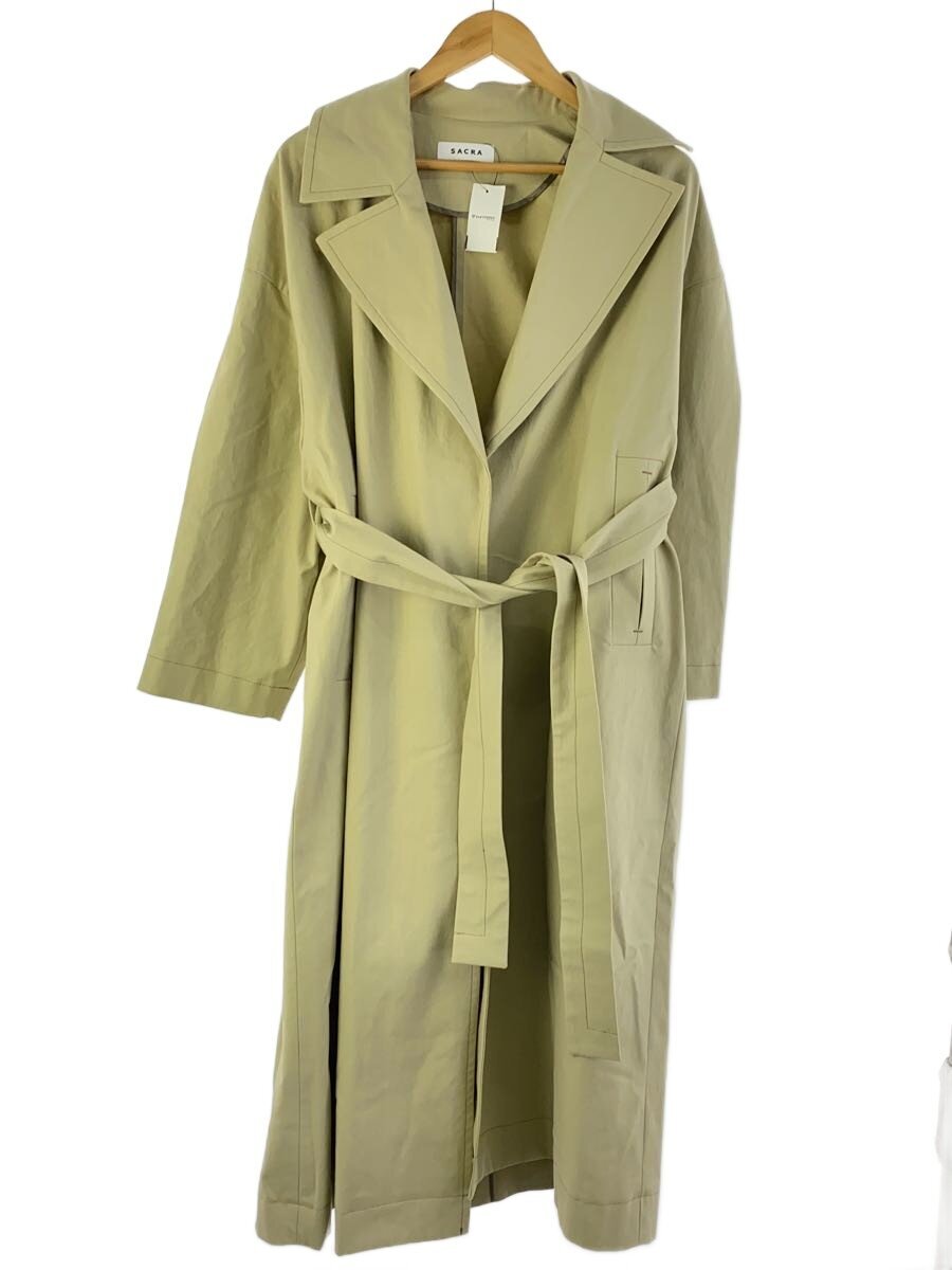 SACRA / トレンチコート/38/コットン/ベージュ/122100011//