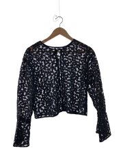 長袖ブラウス/36/ナイロン/ブラック