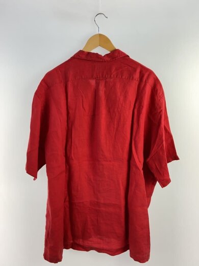 商品画像：半袖シャツ/XXL/リネン/レッド 2