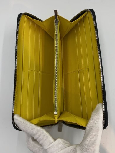 商品画像：長財布/レザー/BLK/メンズ/-- 4