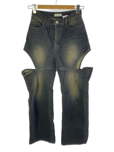 商品画像：VIVAMUS/CUTOFF DENIM PANTS/S/コットン/ブラック/VM25SS-PT004 1