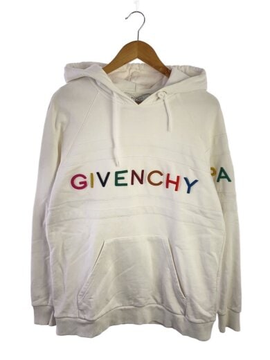 商品画像：MULTI COLOR LOGO HOODIE/M/コットン/ホワイト/BWJ0073Z1X 1