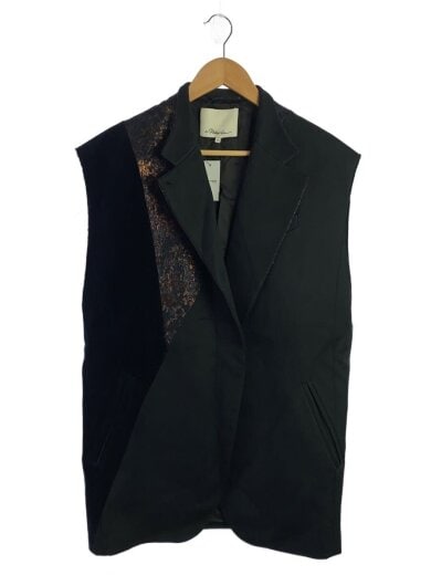 商品画像：ベスト/XS/コットン/ブラック 1