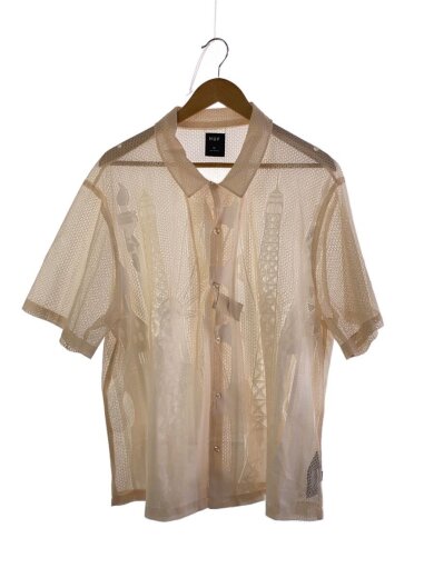 商品画像：半袖シャツ/XL/ポリエステル/ベージュ/BU00211/24SS 1