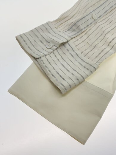 商品画像：長袖シャツ/LL/コットン/ホワイト/ストライプ 6