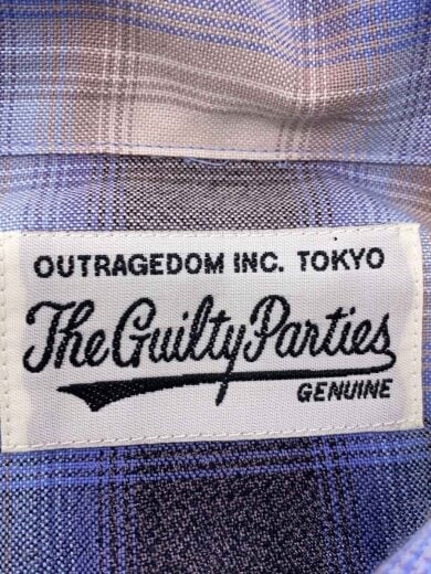 商品画像：半袖シャツ/M/レーヨン/ブルー/チェック 3