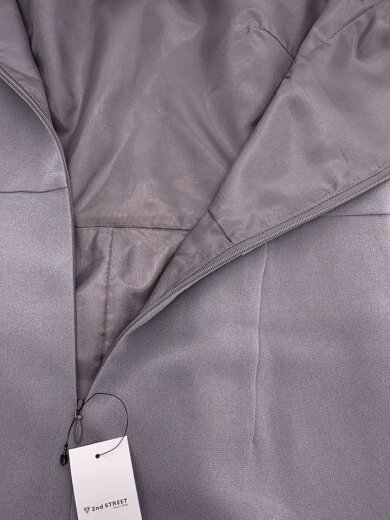 商品画像：刺繍ワイドサロペット/38/ポリエステル/グレー/0321018099 3