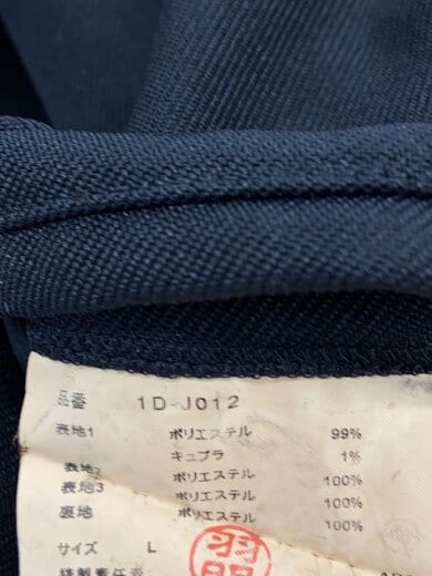 商品画像：AD2019/テーラードジャケット/L/ポリエステル/ブラック/ストライプ/1D-J012 4