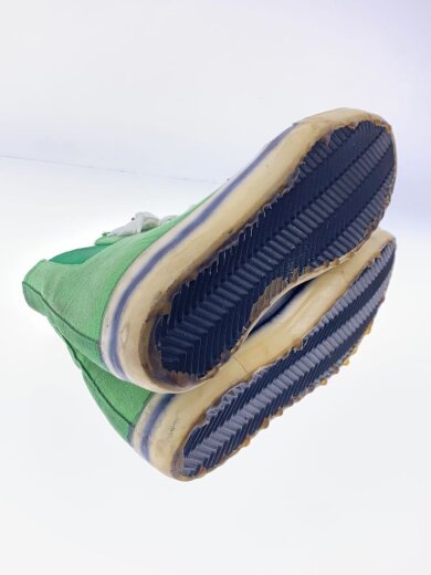 商品画像：FRANCY CLASSIC/ダメージ加工/ハイカットスニーカー/40/グリーン/キャンバス 4