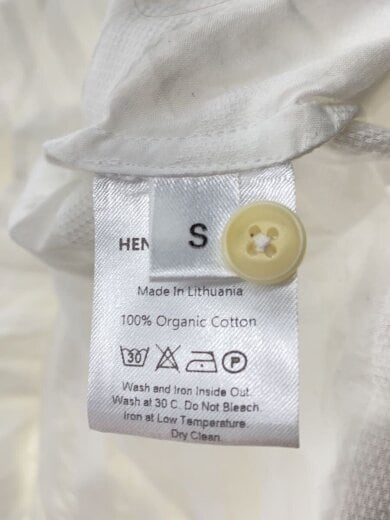 商品画像：長袖シャツ/S/コットン/WHT/SS22KEY 4