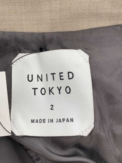 商品画像：テーラードジャケット/2/ポリエステル/グレー 3