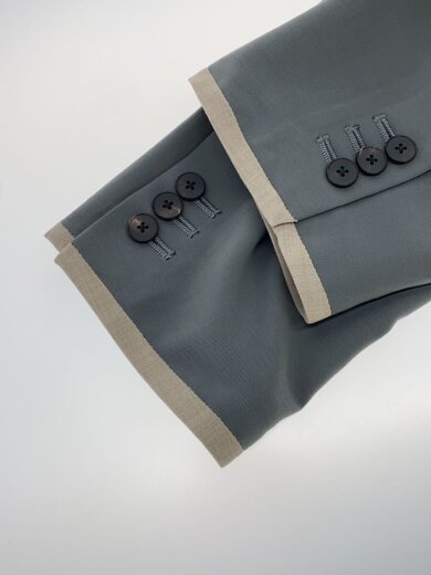 商品画像：テーラードジャケット/2/ポリエステル/グレー 5