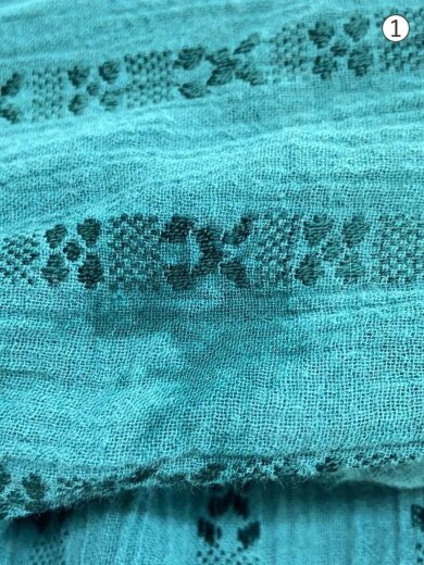 商品画像：長袖ワンピース/M/コットン/グリーン/020452SC2 6