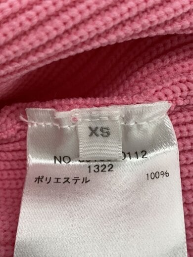 商品画像：ニット・セーター(厚手)/XS/ポリエステル/ピンク 4