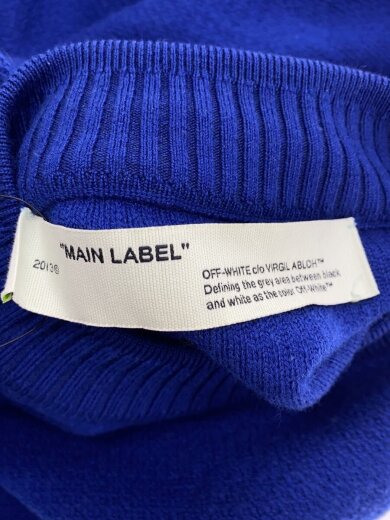 商品画像：ニット・セーター(厚手)/40/ウール/ブルー 3