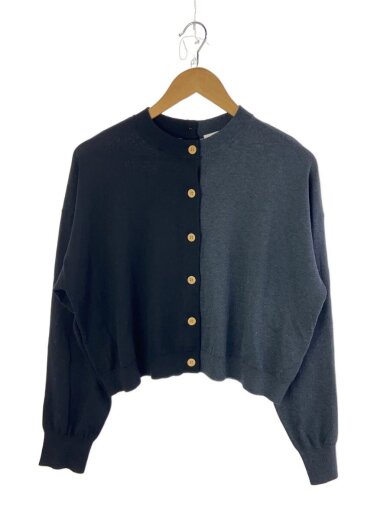 商品画像：ニット・セーター(薄手)/38/シルク/グレー 1