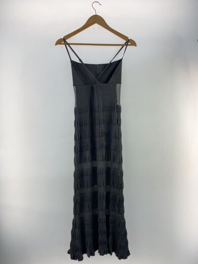 商品画像：STRIPE KNIT CAMI DRESS/1/レーヨン/グレー 2