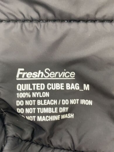 商品画像：23AW/QUILTED CUBE BAG/ナイロン/ブラック/FSW-23-AC 5