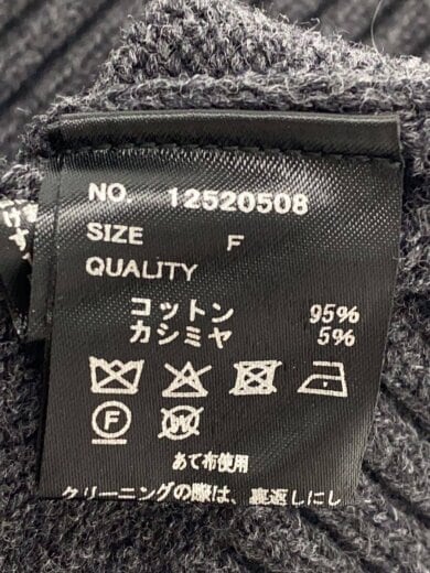 商品画像：25AW/Compact Zip Knit/FREE/コットン/グレー 4