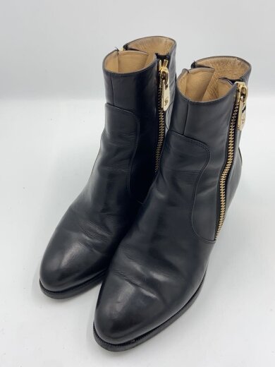 商品画像：ショートブーツ/35/ブラック/レザー 2