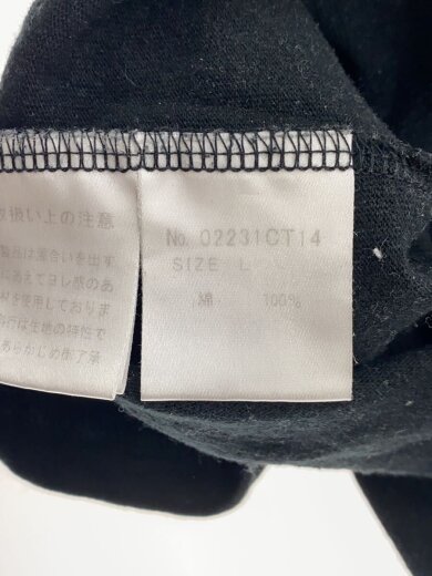 商品画像：Tシャツ/L/コットン/ブラック/02231CT14 4