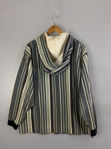 商品画像：ジャケット/80-90s/USA製/L/コットン/グレー/ストライプ 2