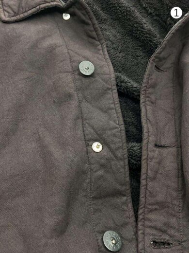 商品画像：00s/ボタン、パッチ欠品/ジャケット/L/コットン/ブラック/567656// 6