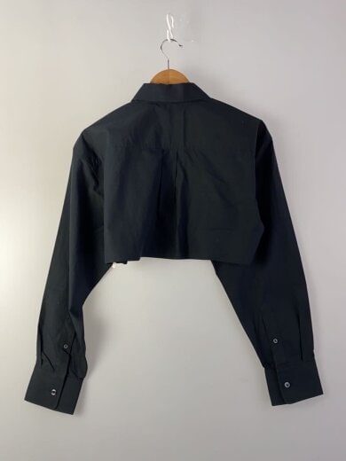 商品画像：長袖シャツ/S/コットン/ブラック 2