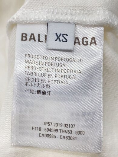 商品画像：Tシャツ/XS/コットン/ホワイト/594599 4