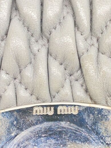 商品画像：ナッパクリスタル/ショルダーバッグ/レザー/グレー 5