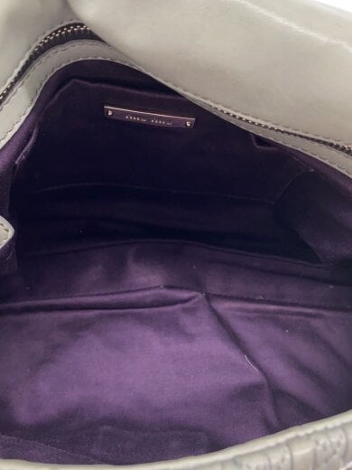 商品画像：ナッパクリスタル/ショルダーバッグ/レザー/グレー 6