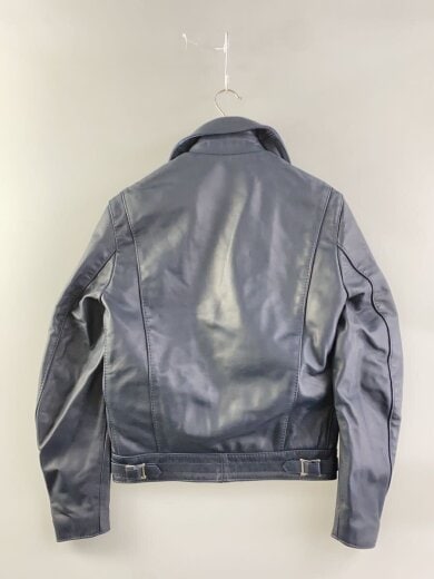 商品画像：CYCLONE/サイクロン/ダブルライダースジャケット/34/レザー/ネイビー 2