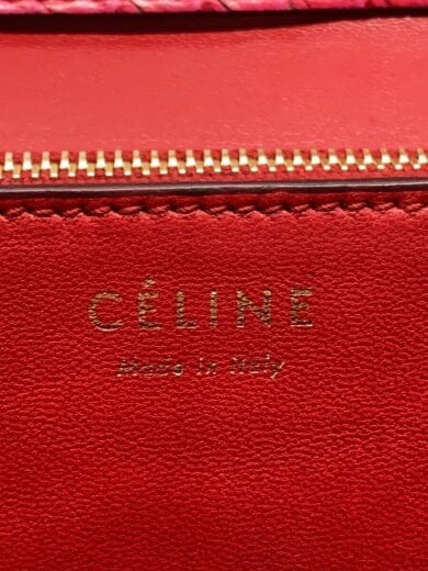 商品画像：ショルダーバッグ/パイソン/クラシックボックス/レザー/レッド 5