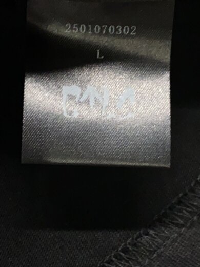 商品画像：Tシャツ/L/コットン/ブラック 4