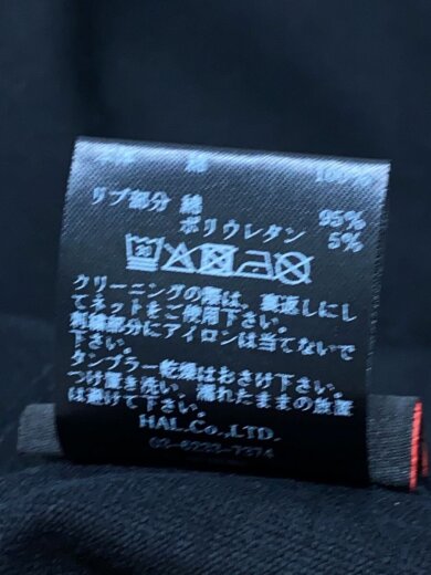 商品画像：Tシャツ/L/コットン/ブラック 5