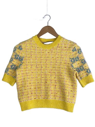 商品画像：ニット・セーター(厚手)/XS/ウール/イエロー// 1