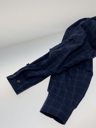 商品画像：TECH SPORTS OPEN COLLAR SHIRT L/S NOVA /S/ポリエステル/ネイビー/チェック// 5