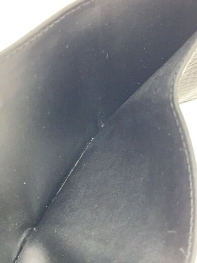 商品画像：トリフォールドコンパクトスモールウォレット/レザー/ブラック/無地/メンズ 6