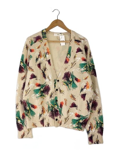 商品画像：カーディガン(薄手)/48/ウール/クリーム 1