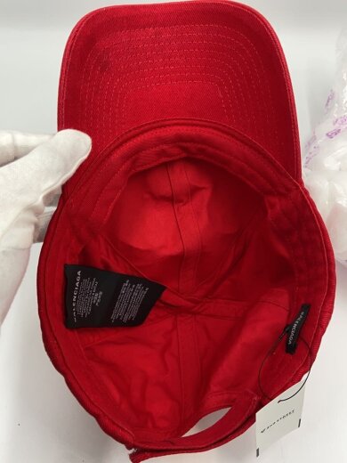 商品画像：BB MODE LOGO EMBROIDERY CAP/キャップ/L/コットン/レッド 4